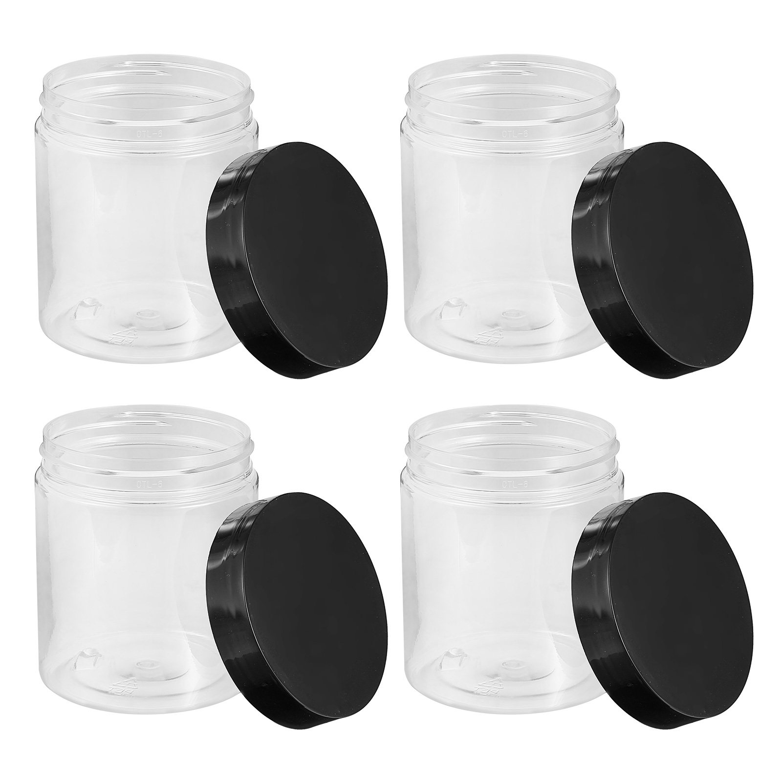 Food Storage Containers - 12個入り透明プラスチック保存容器 密閉容器 食品保存オーガナイザー キッチンパントリー キャンディー・穀物・ナッツホルダー