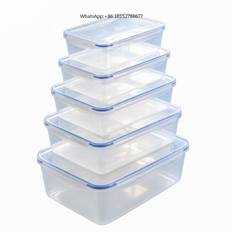 Food Storage Containers - カスタム食品保存容器型 プラスチック製食品保存ボックス型 長方形ボックス型メーカー
