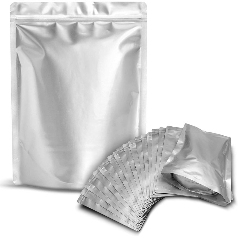 Food Storage For Long Term - 25枚入りマイラーバッグ - 10インチx14インチの気密真空シール可能なマイラーバッグ、長期食品保存用 HJ