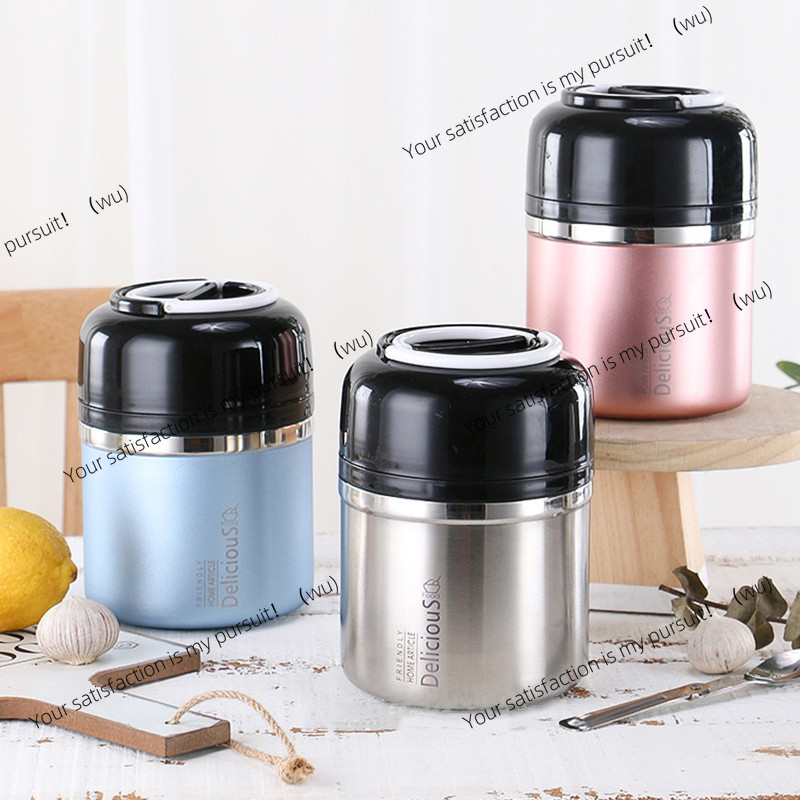 Food Storage For Long Term - ステンレス製保温ランチボックス、長時間保温、仕事/学校用食品保存容器