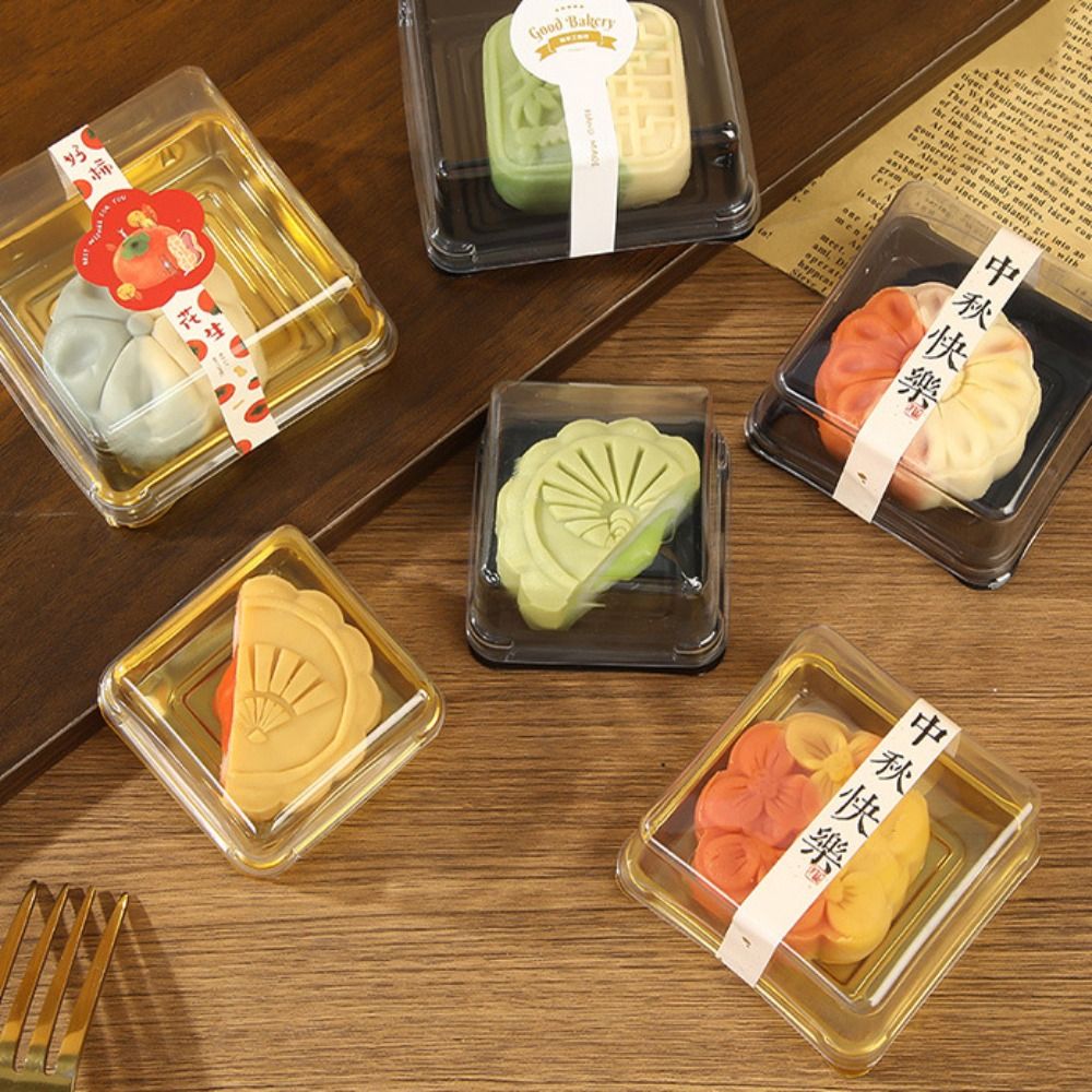 50 個 50/75/100 グラム月餅ボックス正方形密封ク - Xmas Food Storage Containers のレビューと価格