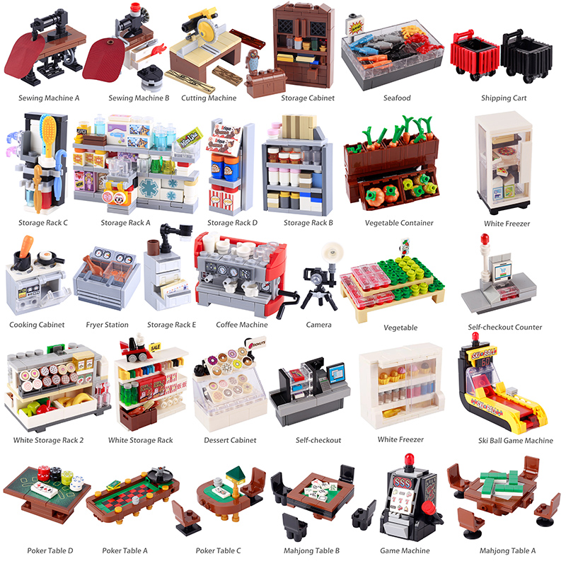 MOCシティスーパーマーケットビルディングブロック ポケット - Food Storage Building のレビューと価格