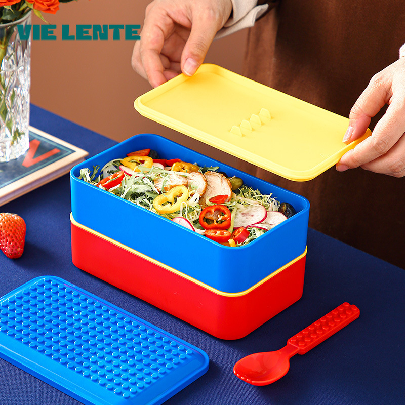 子供のための弁当弁当弁当箱セット,カラフルな食品貯蔵,DIY - Food Storage Building のレビューと価格