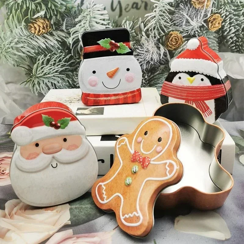 クリスマス装飾クリエイティブ収納ボックスジンジャーブレッドマ - Xmas Food Storage Containers のレビューと価格