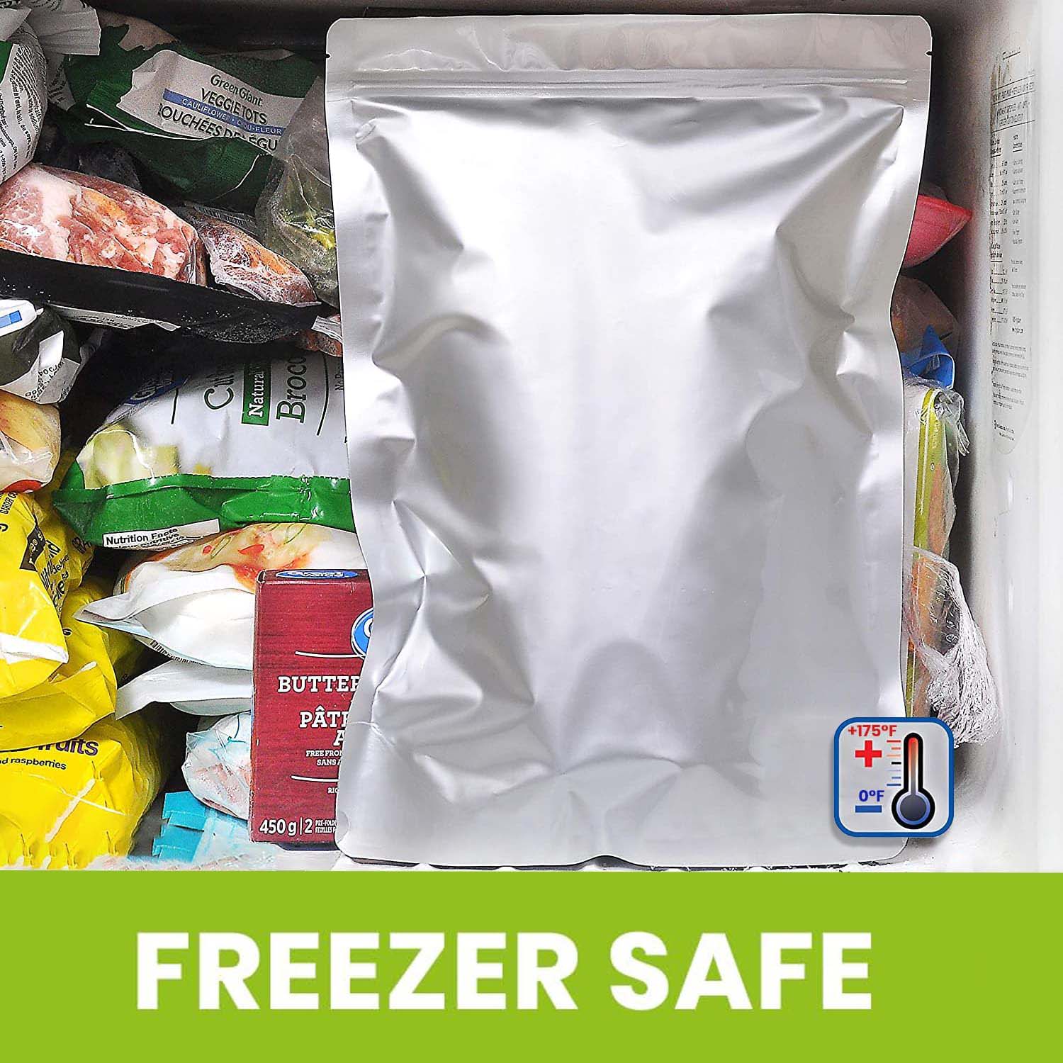 0.25/1/2.5/5ガロン シルバーアルミマイラーバッグ - Food Storage For Long Term のレビューと価格