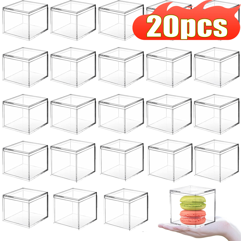 カバー付き透明アクリルボックス,プラスチック製オーガナイザー - Xmas Food Storage Containers のレビューと価格