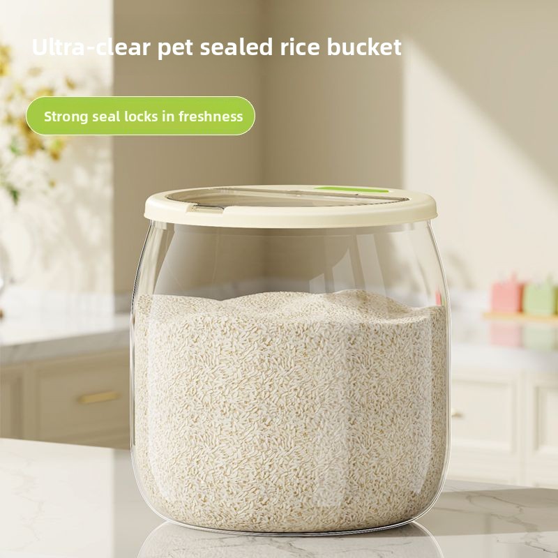 家庭用米びつ 密閉式 食品グレード 米びつ 防虫 収納バケツ - Food Storage Acrylic Containers のレビューと価格