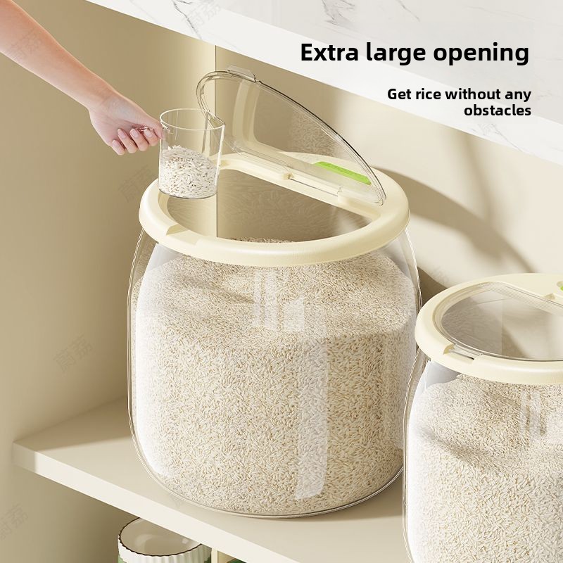 家庭用米びつ 密閉式 食品グレード 米びつ 防虫 収納バケツ - Food Storage Acrylic Containers のレビューと価格