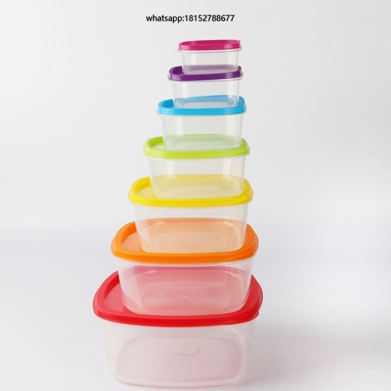 レインボー 7個入り プラスチック製食品保存容器 - Food Storage Containers のレビューと価格
