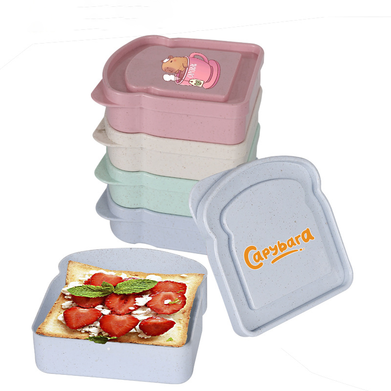 カピバラサンドイッチ食品保存ケースコンテナサラダフルーツスナ - Food Storage Containers のレビューと価格