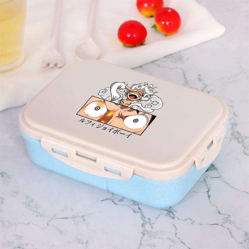 ワンピース少年少女弁当弁当箱ポータブル食品ボックス電子レンジ - Food Storage Containers のレビューと価格