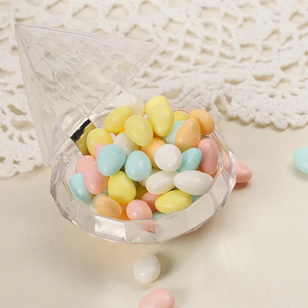 12 ピース/セットダイヤモンド形状キャンディボックス食品グ - Xmas Food Storage Containers のレビューと価格