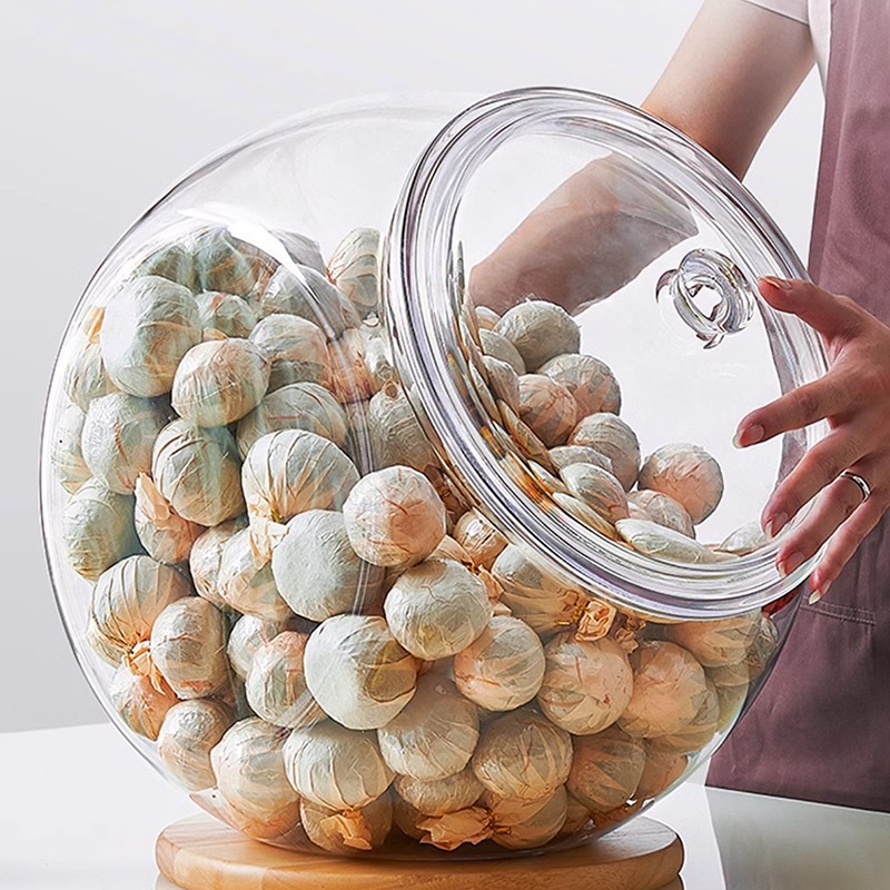 透明アクリル製気密ジャー斜め大型保存瓶コーヒー豆キャンディ食 - Food Storage Acrylic Containers のレビューと価格