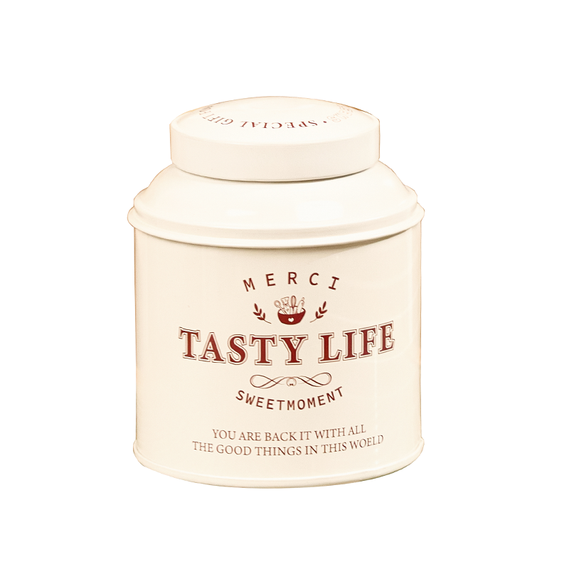 新しいヴィンテージメタルジャー キャンディ収納ボックス 紅茶 - Xmas Food Storage Containers のレビューと価格