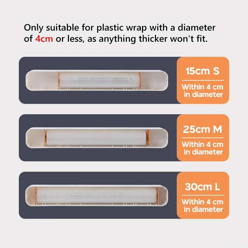 食品フィルムディスペンサー カッター付き磁気プラスチックラッ - Food Storage Aluminum のレビューと価格