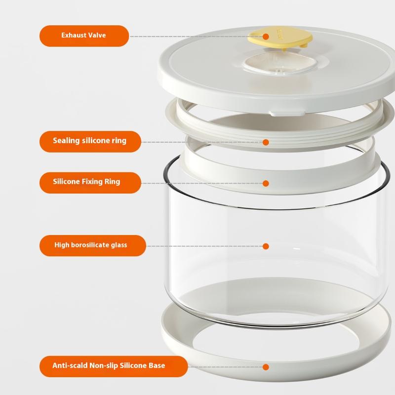新しいガラス製密閉容器 耐熱ランチボックス 食品保存容器 ご - Food Storage Containers Glass のレビューと価格