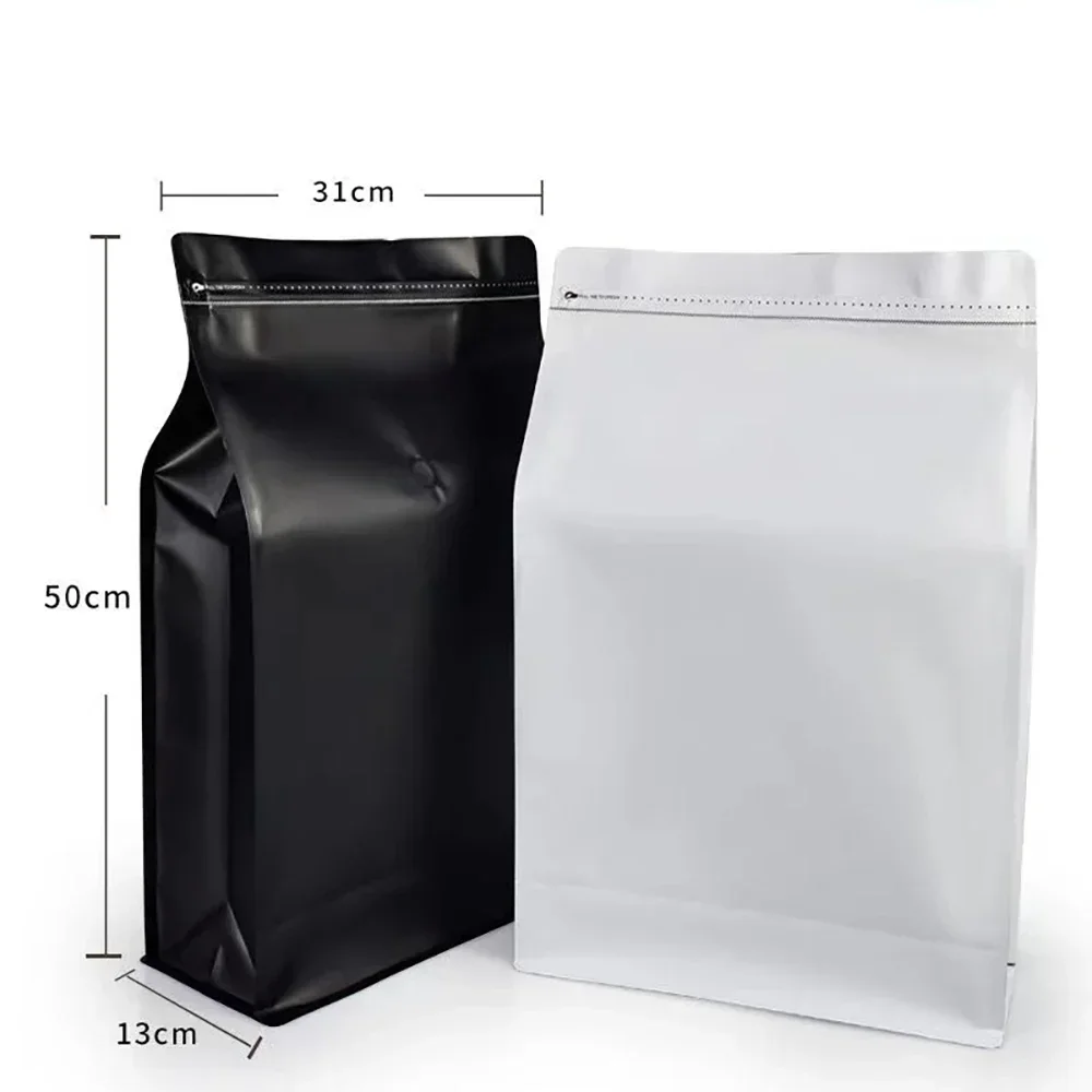 10 個 5 キロジップロックコーヒー豆粉末ペットフードアル - Food Storage Zip Lock Bags のレビューと価格