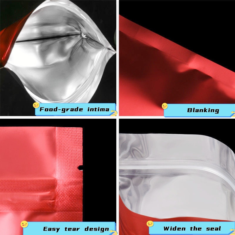 100 個のカラフルなトップフィードホイルジップロックバッグ - Food Storage Ziploc Bags のレビューと価格