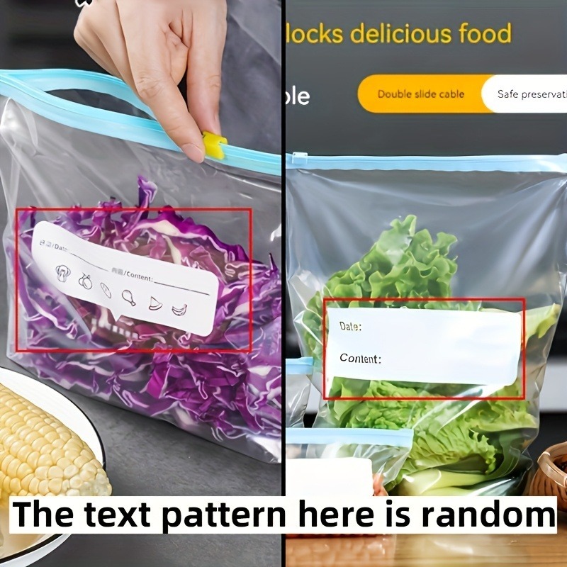24枚入り再利用可能なジップロック食品保存袋、果物、肉、野菜 - Food Storage Ziploc Bags のレビューと価格