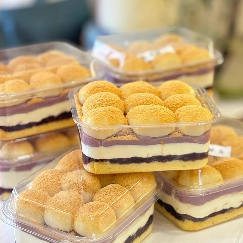 5/10 個の蓋付きプラスチックケーキボックスティラミスデザ - Xmas Food Storage Containers のレビューと価格