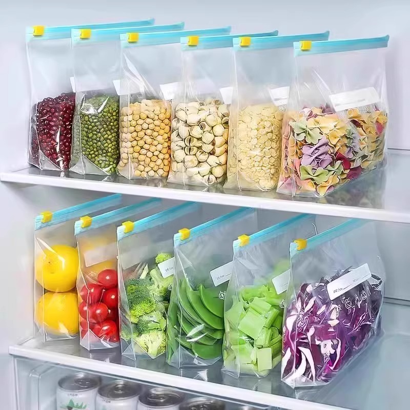 ジップロック食品保存袋、冷蔵庫用厚手の冷凍庫袋、電子レンジ対 - Food Storage Ziploc Bags のレビューと価格