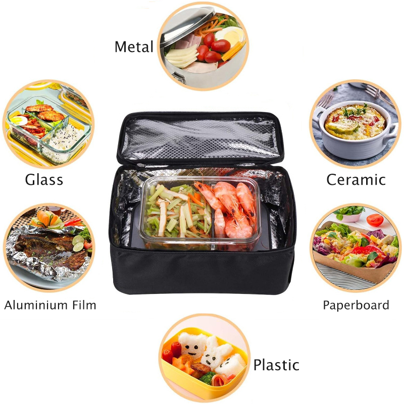 家庭用便利な食品加熱ランチボックス、ハンドバッグ型アルミ箔厚 - Food Storage Aluminum のレビューと価格