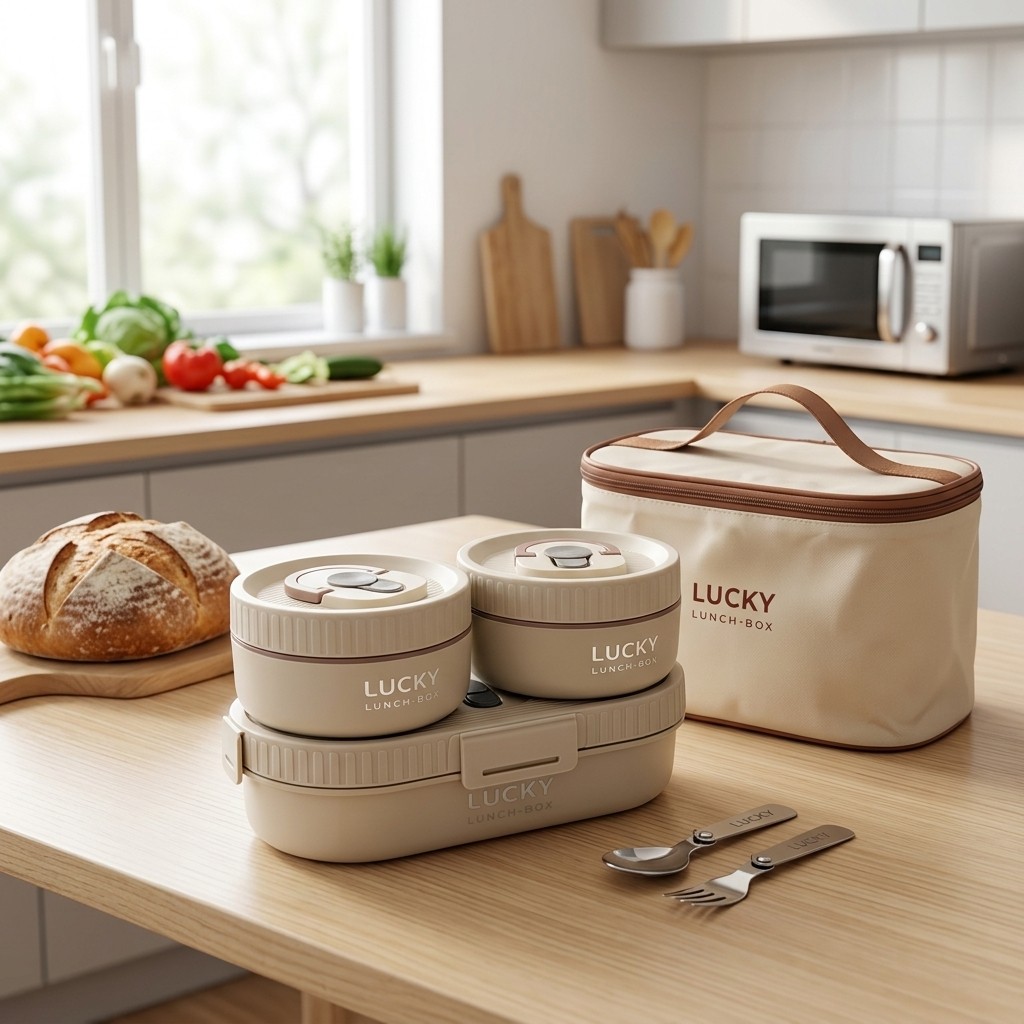 電子レンジ対応 304ステンレス製弁当箱セット、漏れ防止ポー - Food Storage Containers B&M のレビューと価格