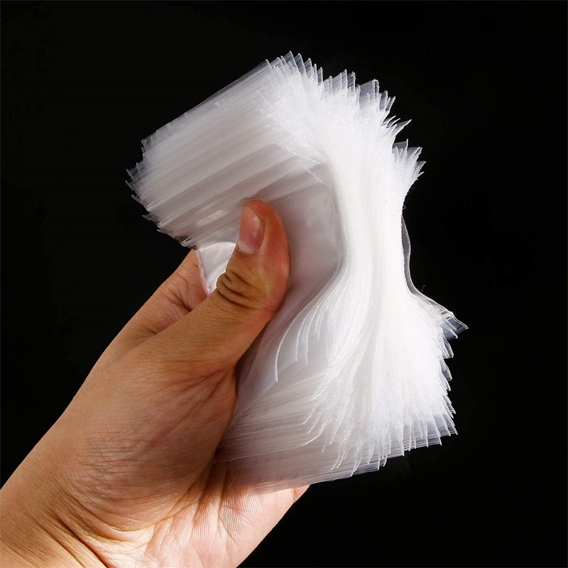 100 個透明ミニ小型プラスチックジッパーバッグロック再密封 - Food Storage Zip Lock Bags のレビューと価格