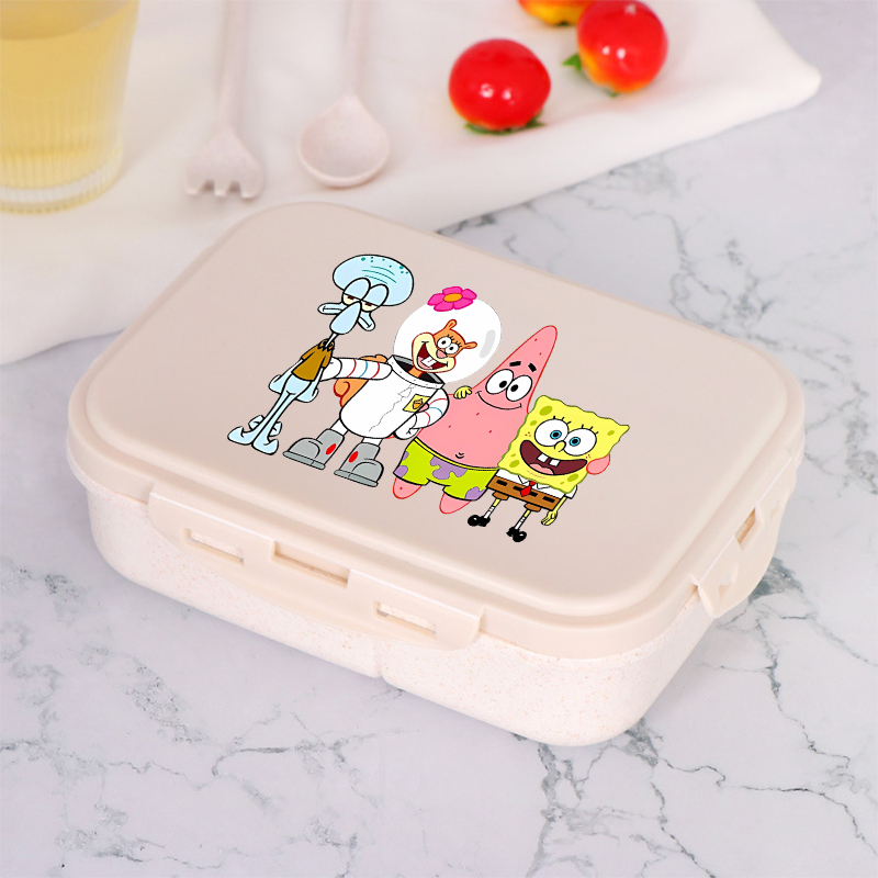 新しいスポンジボブスクエアパンテッドランチボックスアニメ漫画 - Food Storage Containers B&M のレビューと価格