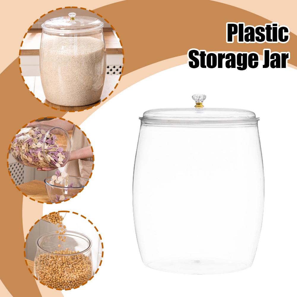 大型透明プラスチック密閉ジャー、気密蓋付き食品保存容器（クッ - Food Storage Containers のレビューと価格