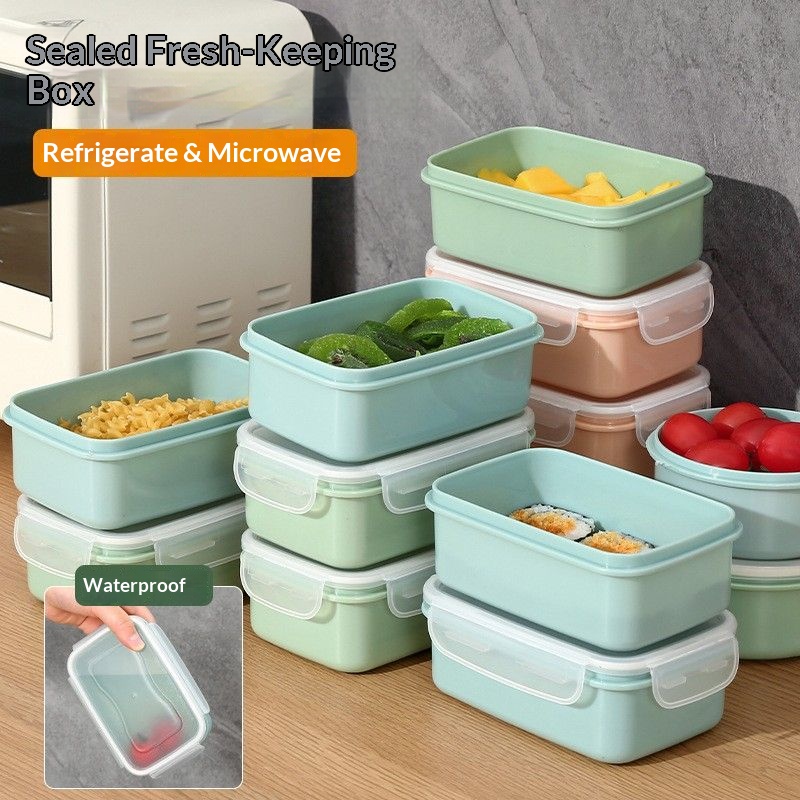 気密食品保存容器 BPAフリー スタッカブル 漏れ防止 ラン - Food Storage Square Containers のレビューと価格