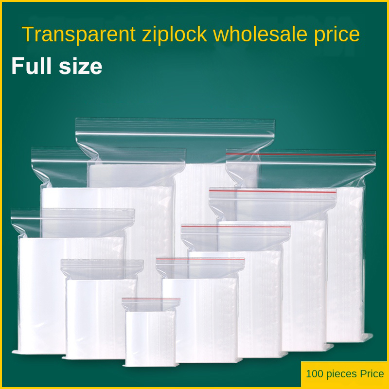 ジップロックバッグ透明厚いプラスチックシールバッグプラスチッ - Food Storage Ziploc Bags のレビューと価格