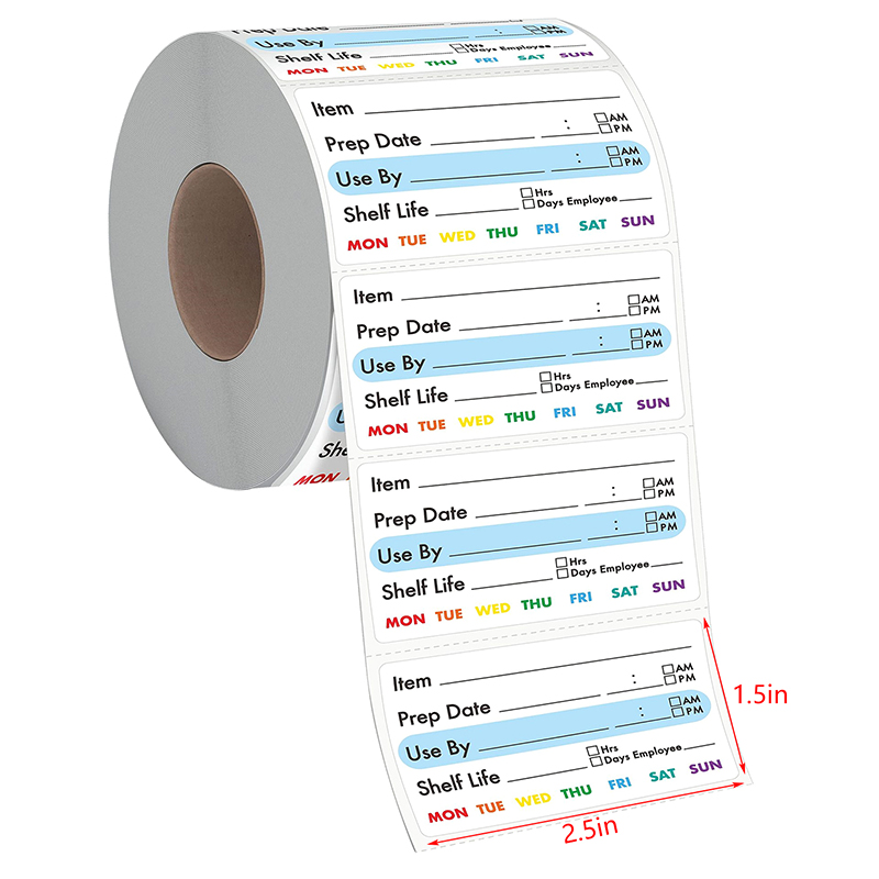300 個/ロール日付ラベル自己粘着ステッカーキッチン日付食 - Food Storage Expiration Dates のレビューと価格