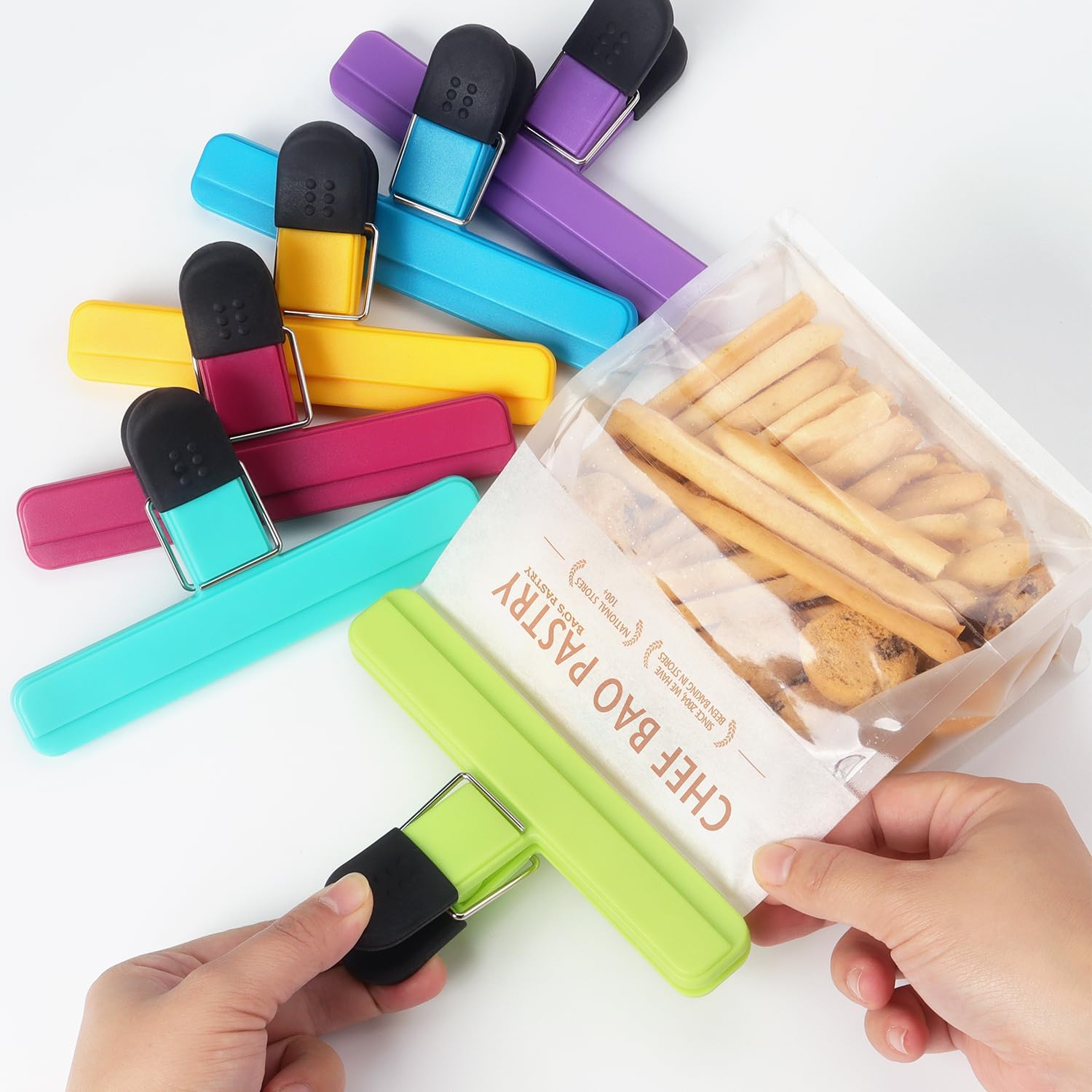 3-12 個多目的シールクリップ耐久性のあるキッチンスナック - Food Storage Zip Lock Bags のレビューと価格