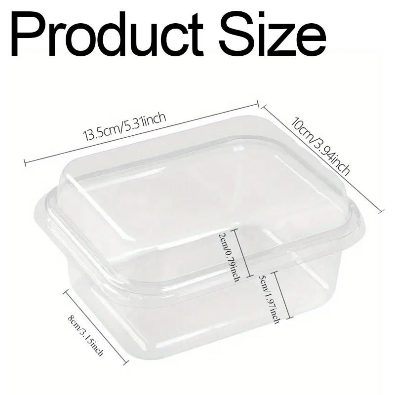 5/10/20 個透明ケーキボックスムスティラミスデザートペ - Xmas Food Storage Containers のレビューと価格