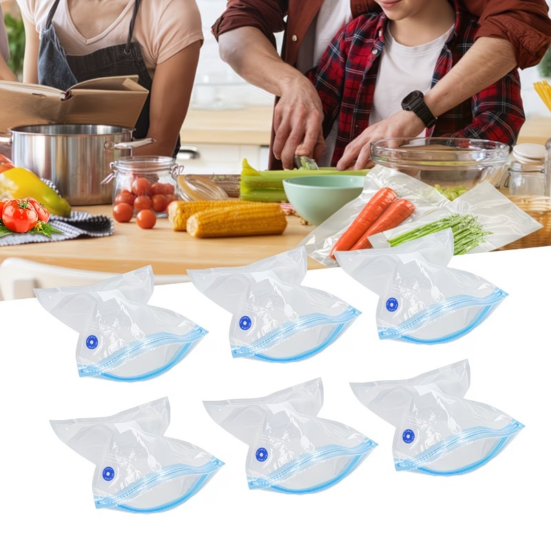プロ仕様の真空シーラーバッグセット、ハンドポンプ付き、複数サ - Food Storage For Long Term のレビューと価格