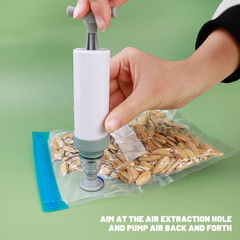 プロ仕様の真空シーラーバッグセット、ハンドポンプ付き、複数サ - Food Storage For Long Term のレビューと価格