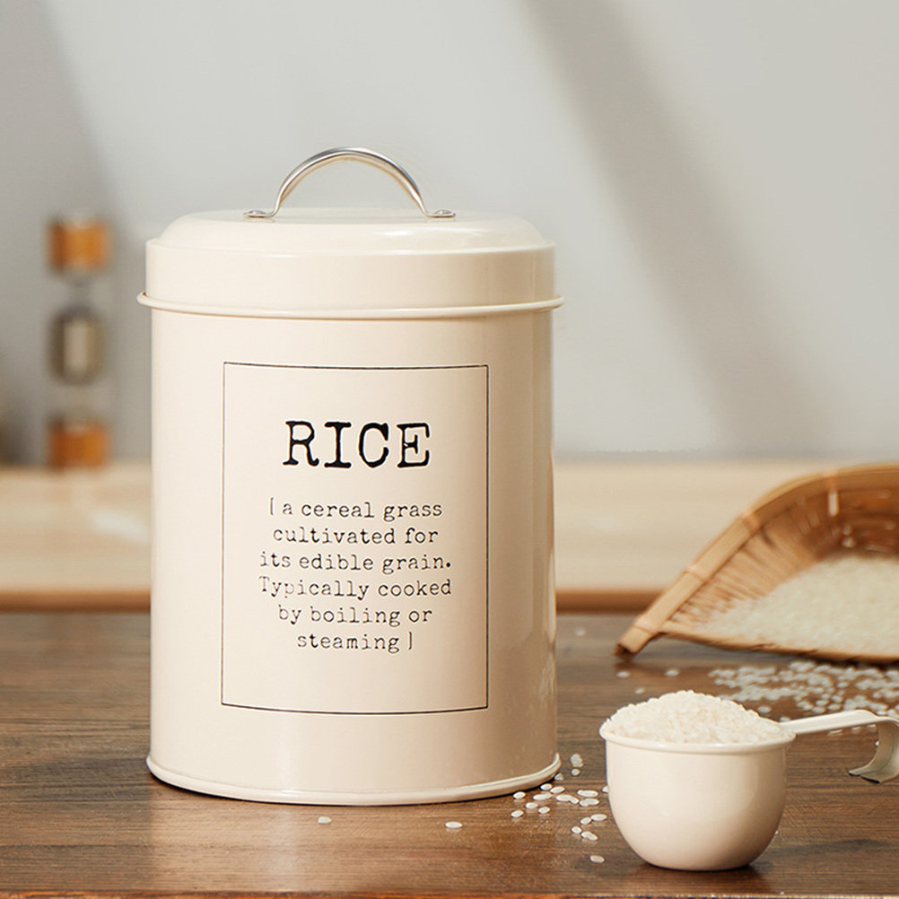 欧州風密閉食品保存容器 大型米びつ 広口蓋とスコップ付き 家 - Food Storage For Long Term のレビューと価格