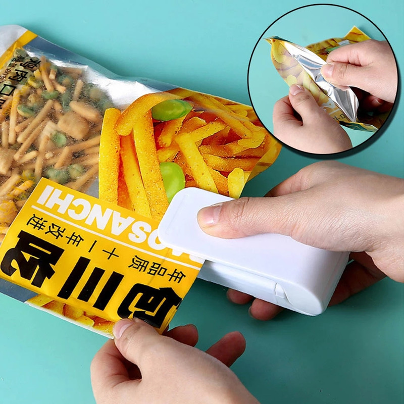 ポータブルバッグヒートシーラープラスチックパッケージ保存袋ク - Food Storage Zip Lock Bags のレビューと価格