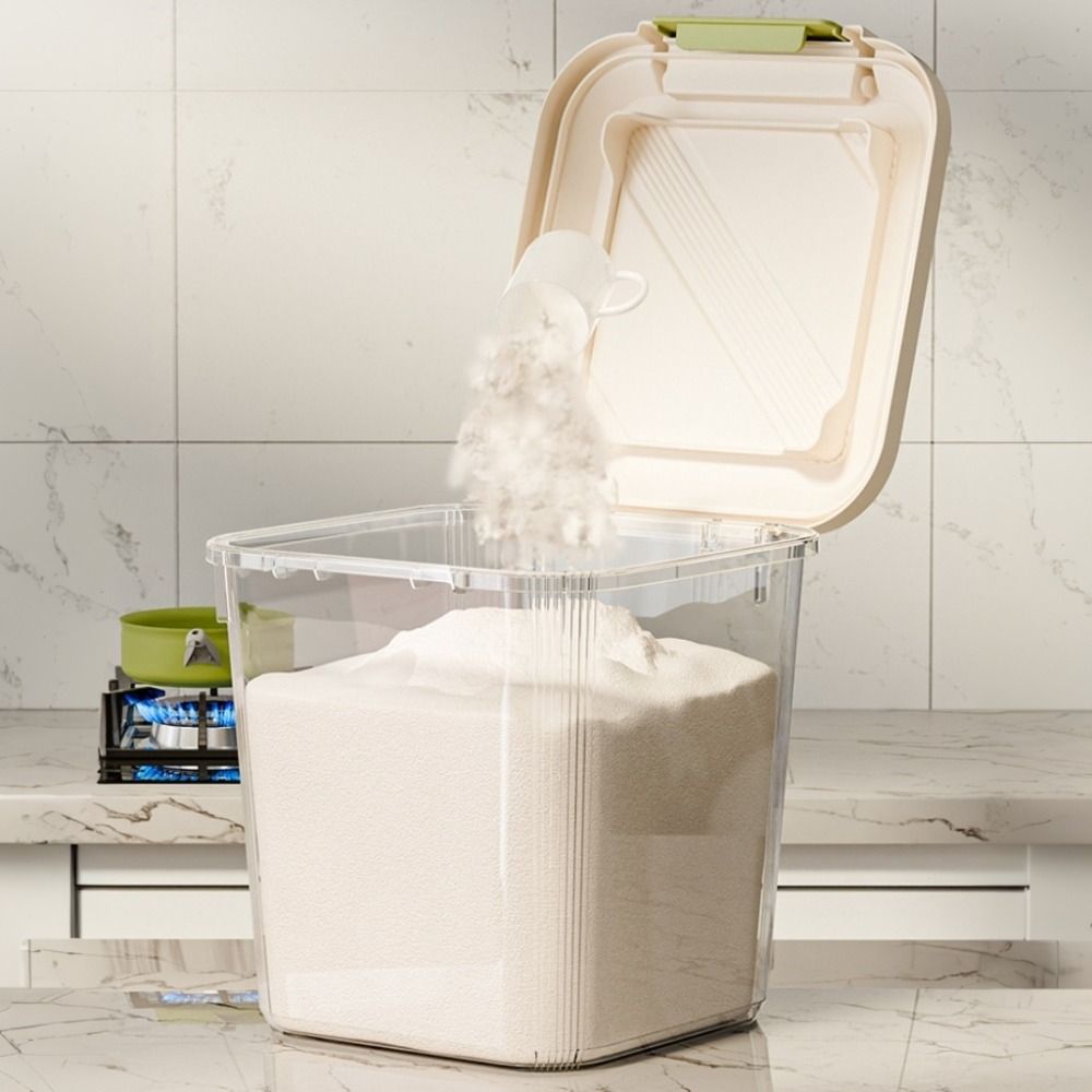 防虫米収納ボックス 車輪付き 15/25 KG 米バケツ 大 - Food Storage Large Plastic Containers のレビューと価格