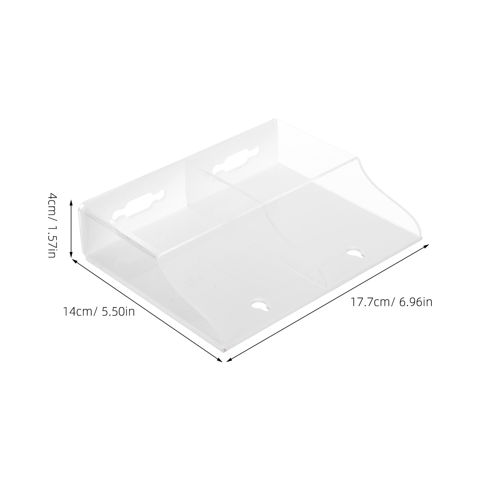 壁掛け収納ボックス アクリル製 透明 ベッドサイドオーガナイ - Food Storage Organizer のレビューと価格