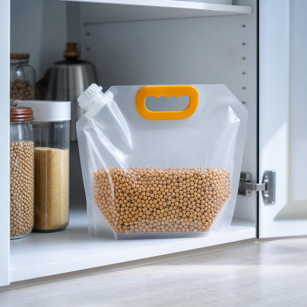 大型穀物密封バッグ ハンドル付き 防湿 防虫 米収納容器 注 - Food Storage Large Plastic Containers のレビューと価格