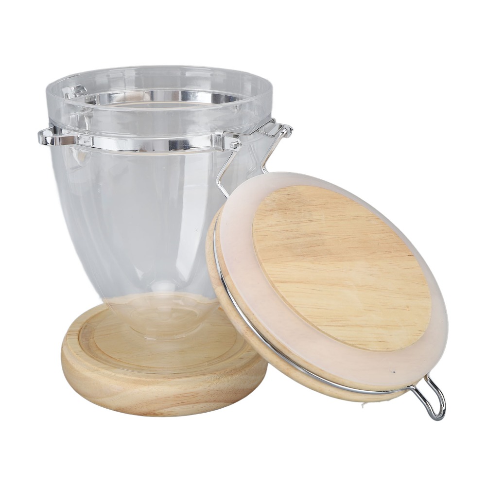 密閉蓋付き食品保存容器 透明プラスチック製 透明デザイン 密 - Food Storage Building のレビューと価格