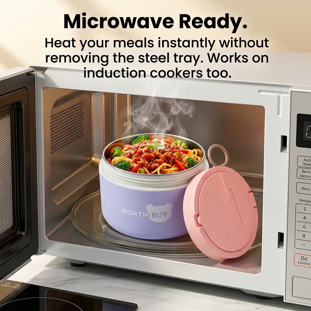 304ステンレス製保温ランチボックス 子供用学校弁当箱 電子 - Food Storage Containers B&M のレビューと価格