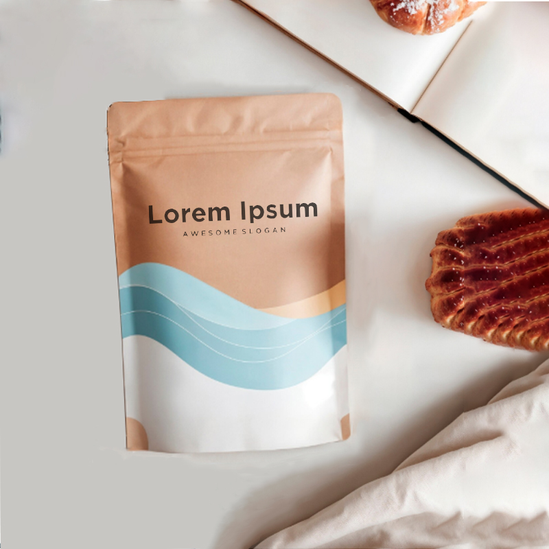 カスタマイズ可能な白クラフト紙ジップロック包装袋 DIY コ - Food Storage Zip Lock Bags のレビューと価格