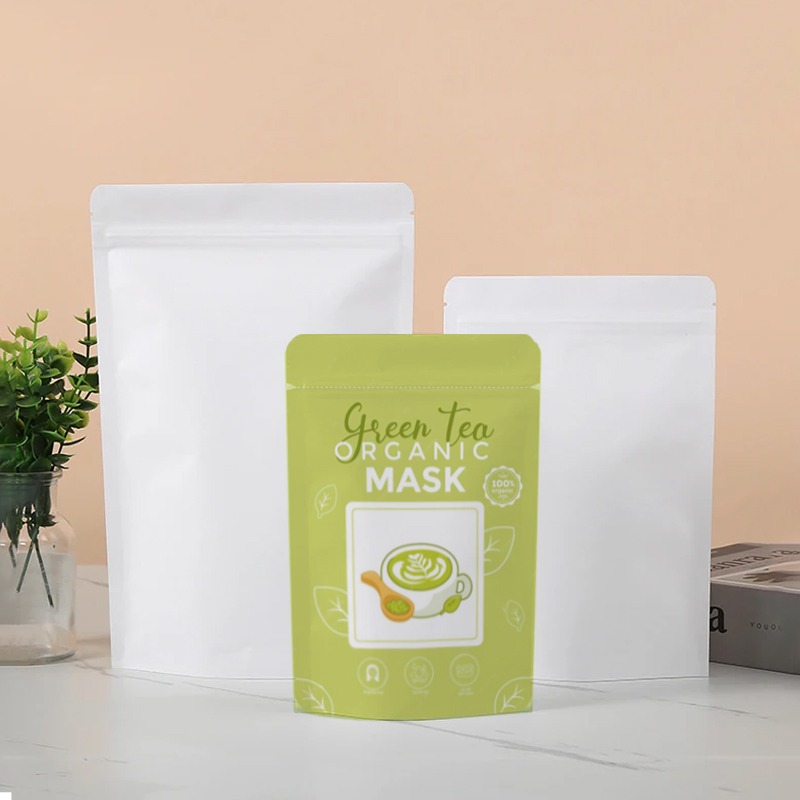 カスタマイズ可能な白クラフト紙ジップロック包装袋 DIY コ - Food Storage Zip Lock Bags のレビューと価格