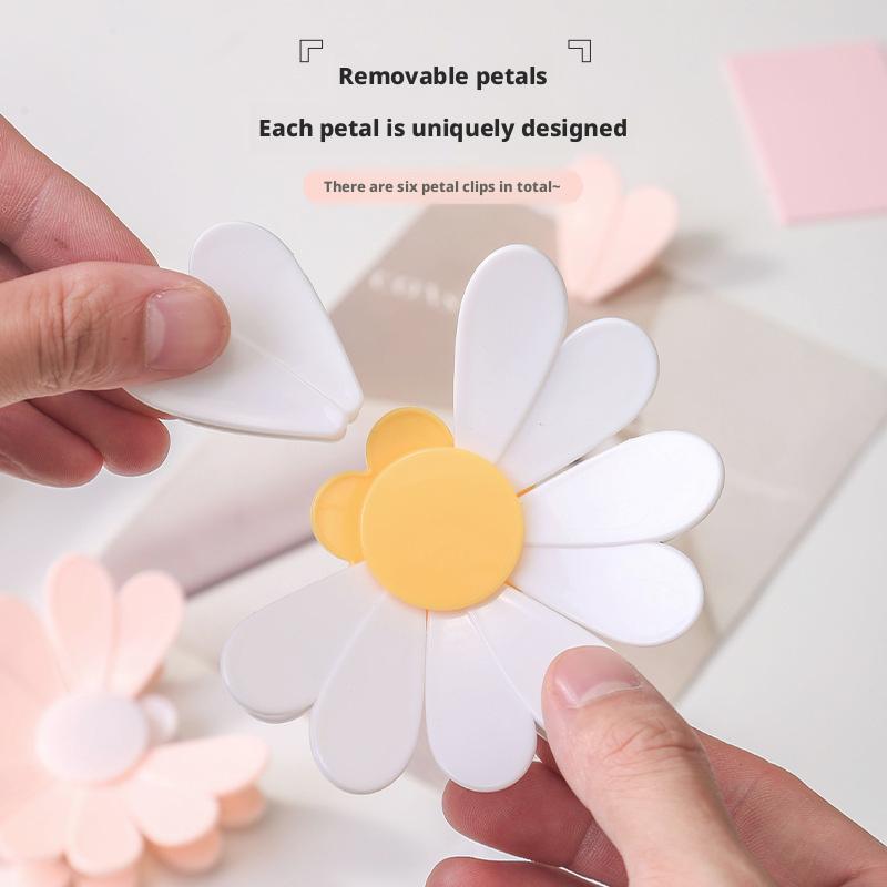 2-in-1 磁気冷蔵庫マグネット 花型シーリングクリップ  - Food Storage Zip Lock Bags のレビューと価格