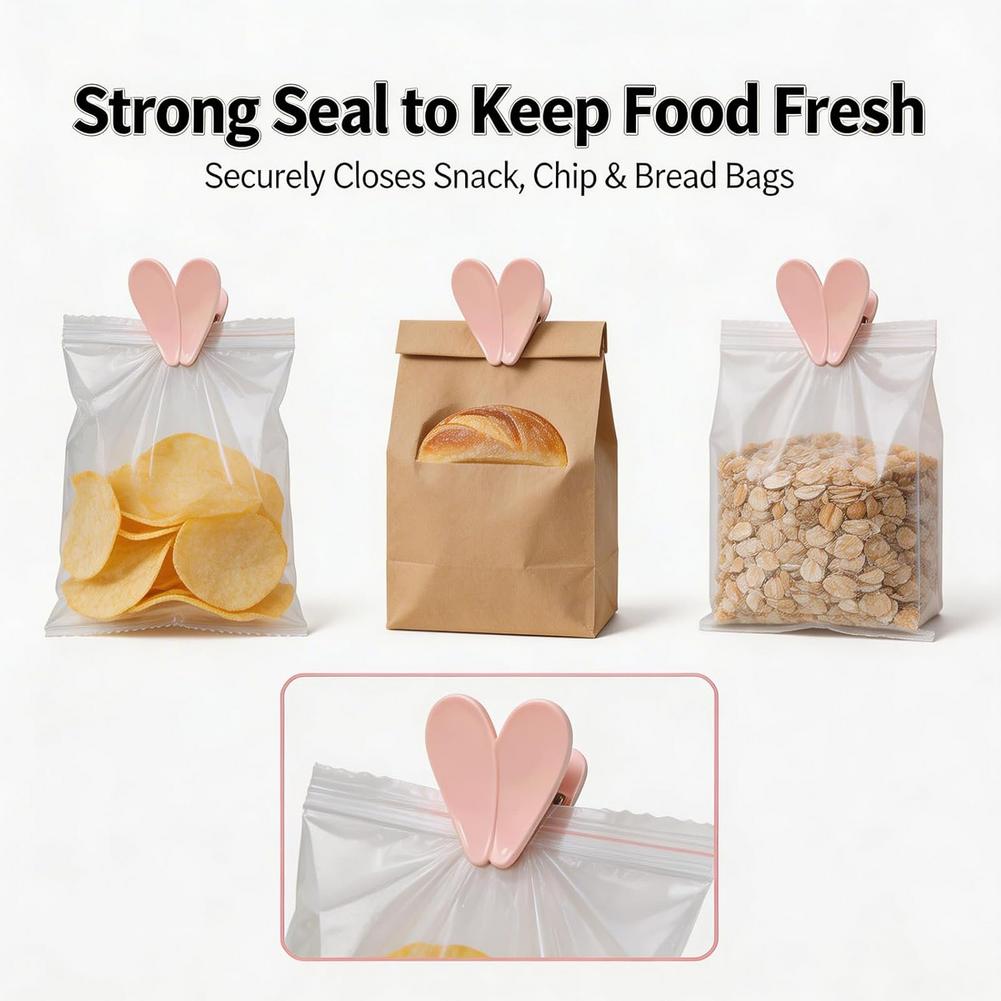 2-in-1 磁気冷蔵庫マグネット 花型シーリングクリップ  - Food Storage Zip Lock Bags のレビューと価格
